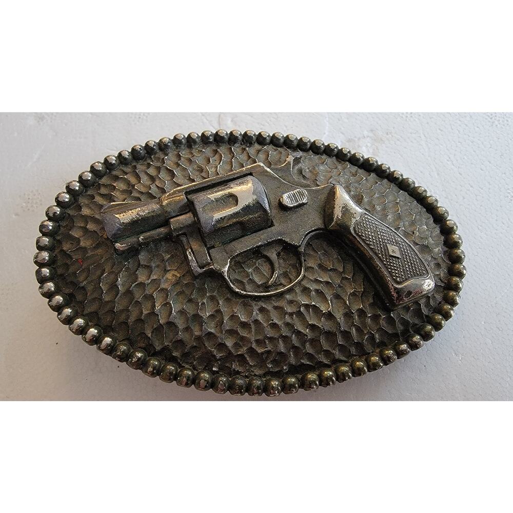 Vintage Solid Brass The Grand American Eagle Oval Belt Buckle Limited Edition